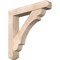 Ekena Millwork Olympic Craftsman Smooth Bracket w/ Offset Brace, Douglas Fir, 7 1/2"W x 42"D x 42"H BKT0806X42X42OLY04SDF - alternate 1